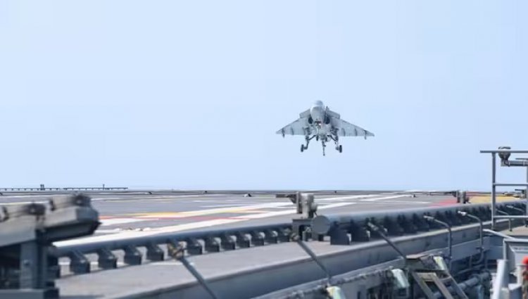 Indian Navy projects air power boost as LCA Tejas, MiG-29K take-off, land on INS Vikrant