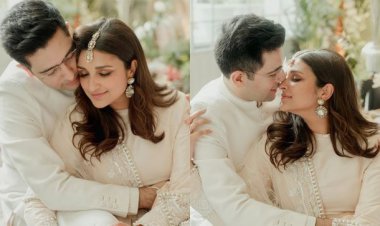 Parineeti Chopra shares dreamy engagement pictures with Raghav Chadha, says 'I said yes!'