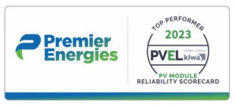 Premier Energies India certified as ‘Top Performer’ among global PV manufacturers by PVEL