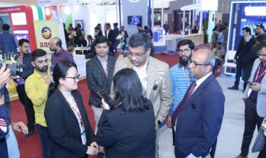Digital India Pavilion, a key attraction at the India International Trade Fair 2024 at Bharat Mandapam Complex, New Delhi, India