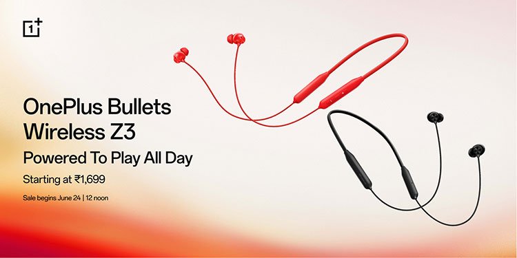 OnePlus launches Bullets Wireless Z3, the next-gen wireless neckband with ultra-fast charging and immersive audio