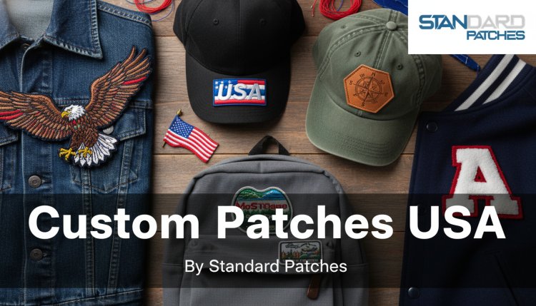 Custom Patches USA | Standard Patches – Embroidered, PVC & Leather