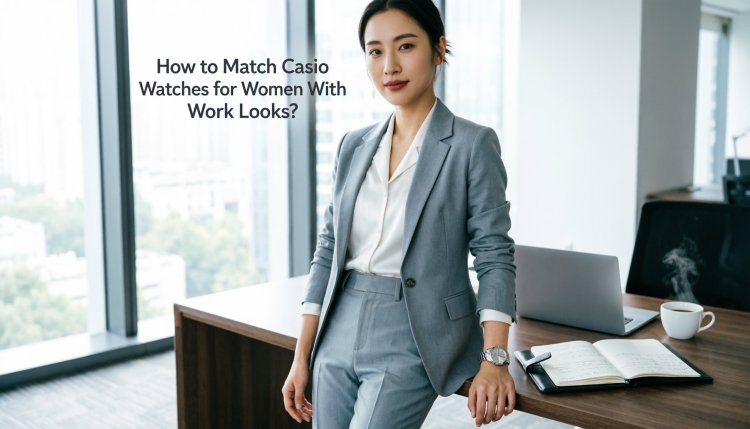 How to Match Casio Watches for Women With Work Looks
