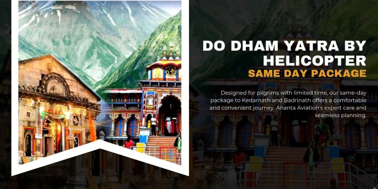 Fast and Divine Travel Experience with Dodham Yatra by Helicopter