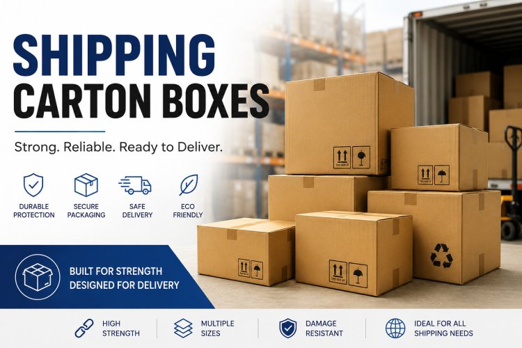Shipping Carton Boxes: Reliable Packaging Solution for Safe and Efficient Delivery