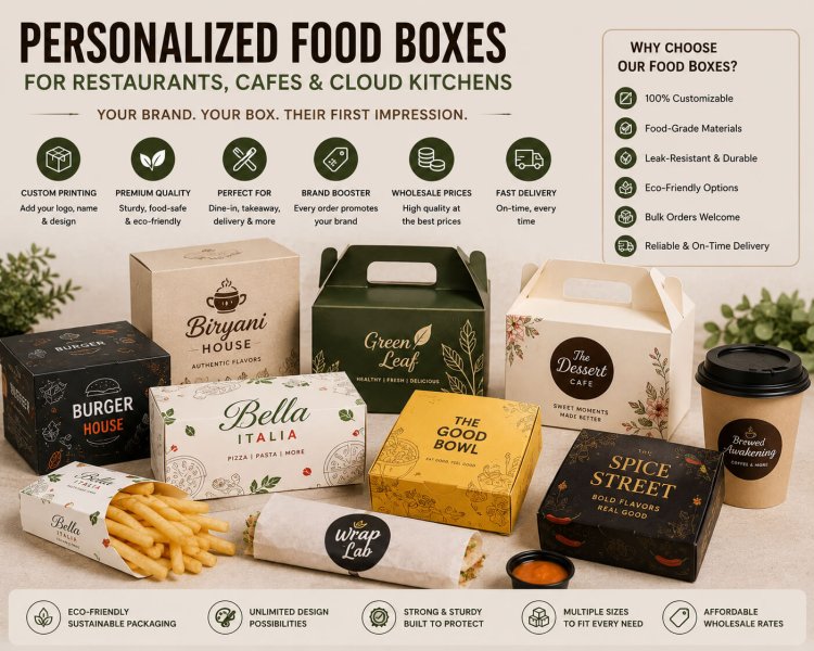Personalized Food Boxes for Restaurants, Cafes, and Cloud Kitchens