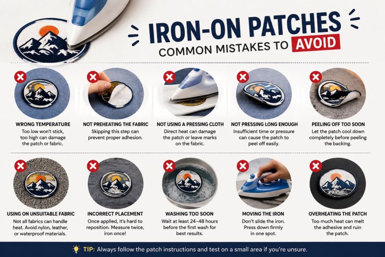 What Mistakes Should You Avoid When Applying Iron-On Patches?