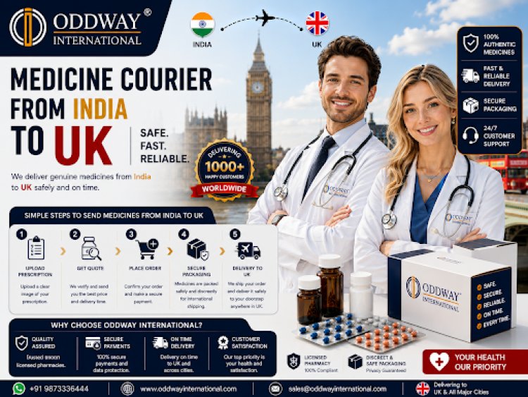 Explore Wholesale Medicine Courier Options from India to UK - Oddway