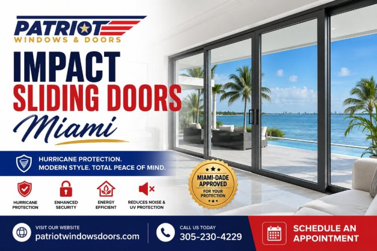 Impact Sliding Doors in Miami for Comfort, Safety and Style