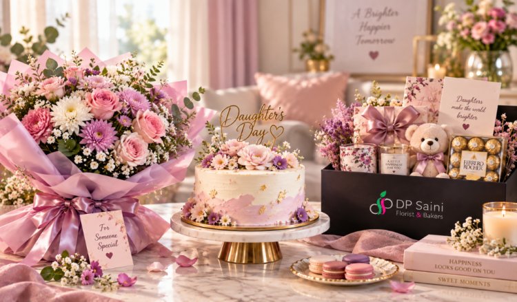 Daughter's Day Special: How to Order Personalised Cakes and Flowers Online in Faridabad