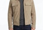 Suede Bomber Jacket Men’s: Relaxed Shape, Refined Finish