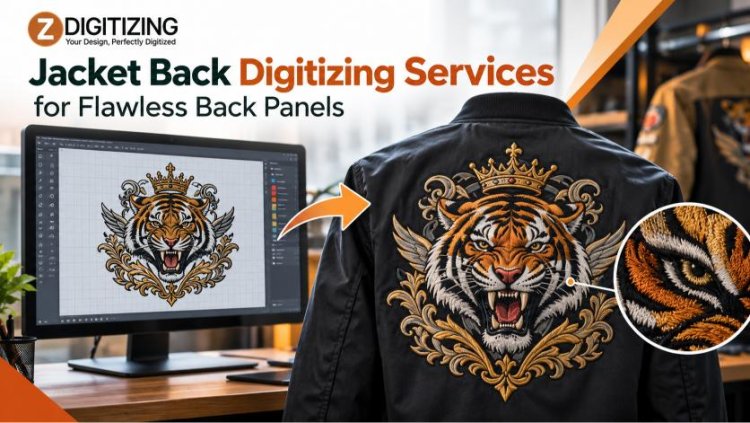 Jacket Back Digitizing Services for Flawless Back Panels