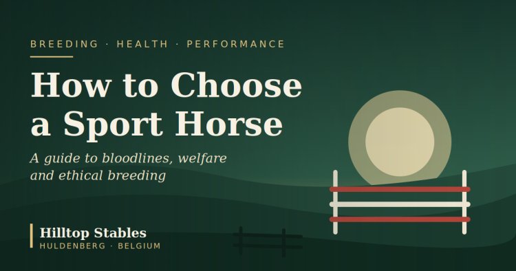 How to Choose a Sport Horse: A Guide to Breeding Health and Performance